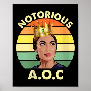 Poster Femme Aoc Alexandria Ocasio-cortez First Femme P