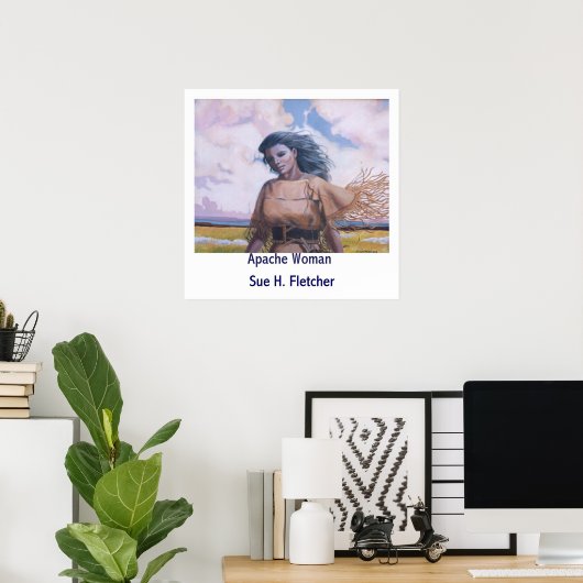 Poster Femme Apache (Bureau à domicile)