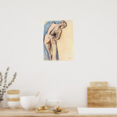 Poster Femme après le bain par Edgar Degas (Cuisine)
