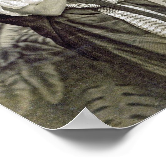 Poster Femme arabe, danseuse, Vintage (Coin)