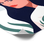 Poster Femme Art Soleil du Désert (Coin)