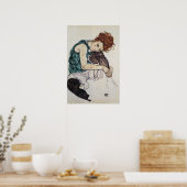 Poster Femme assise, Egon Schiele, 1917, 16W x 24H (Cuisine)