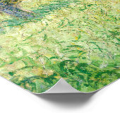 Poster Femme assise sous les saules - Claude Monet (Coin)