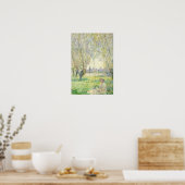 Poster Femme assise sous les saules - Claude Monet (Cuisine)