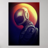 Poster Femme astronaute (Devant)