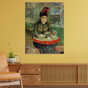 Poster Femme au Café Tambourin,