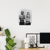 Poster Femme au châle (Bureau à domicile)