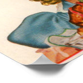 Poster femme au foyer fière de son dîner création (Coin)