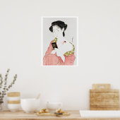 Poster Femme au maquillage, Goyō Hashiguchi (Cuisine)