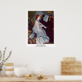 Poster Femme Au Piano De Pierre-Auguste Renoir (Cuisine)