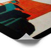 Poster FEMME AU TURBAN JAUNE ORIENTAL / Beauté Mode (Coin)