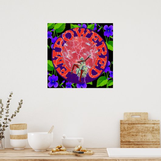 Poster Femme autonome (Cuisine)