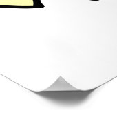 Poster Femme aux cheveux jaunes (Coin)