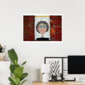 Poster Femme aux vendeurs (Bureau à domicile)