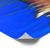 Poster femme avec boule dans l'eau (Coin)