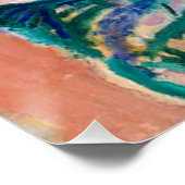 Poster Femme avec Casquette par Henri Matisse (Coin)