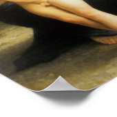 Poster Femme avec Cupidon, Bouguereau (Coin)