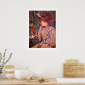 Poster Femme avec gants #2 (Cuisine)