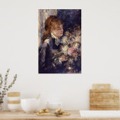 Poster Femme avec Lilacs par Pierre Renoir (Cuisine)
