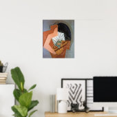 Poster Femme avec panier, par Juan Gris (Bureau à domicile)