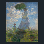 Poster Femme avec parasol - Madame Monet et son fils<br><div class="desc">Femme avec un parasol - Madame Monet et Son Fils par Claude Monet. 1875,  huile sur toile.</div>