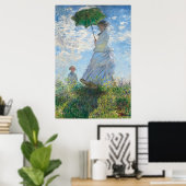 Poster Femme avec Parasol, Madame Monet et Son Fils (Bureau à domicile)