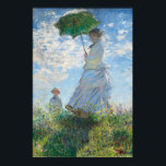 Poster Femme avec Parasol, Madame Monet et Son Fils<br><div class="desc">Peinture impressionniste de paysage par Claude Monet - Chefs d'oeuvre classiques - Claude Monet Impressionniste série - Femme avec un parasol,  Madame Monet et Son Fils</div>