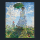 Poster Femme avec Parasol Madame Monet et son fils<br><div class="desc">En tant que l'un des pères fondateurs de l'impressionnisme français, Oscar-Claude Monet (1840-1926) s'écarta de la convention de copie des anciens maîtres. Les oeuvres impressionnistes de Monet dépeignent son observation directe de la nature et son accent sur le déplacement des lumières selon les différentes époques et saisons. Dans cette collection...</div>
