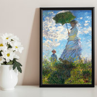 Femme avec parasol - Madame Monet et son fils