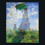 Poster Femme avec Parasol, Madame Monet et Son Fils<br><div class="desc">Femme au parasol,  Madame Monet et son fils par Claude Monet Vintage Fine Art</div>