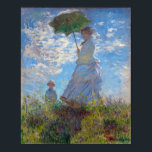 Poster Femme avec Parasol, Monet<br><div class="desc">Oscar-Claude Monet (14 novembre 1840 - 5 décembre 1926) était un peintre français, un fondateur de la peinture impressionniste française et le praticien le plus constant et le plus prolifique de la philosophie du mouvement d'exprimer ses perceptions avant la nature, surtout en ce qui concerne la peinture en plein air...</div>