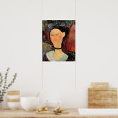 Poster Femme avec un ruban de velours, vers 1915 (Cuisine)