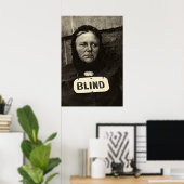 Poster Femme aveugle, New York 1917 (Bureau à domicile)