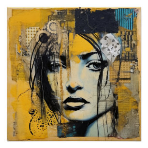 Poster Femme Belle Art Multimédia 
