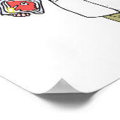 Poster femme boucher (Coin)