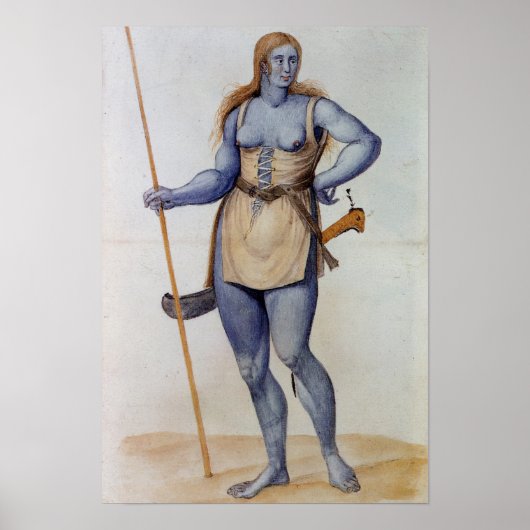 Poster Femme britannique (Devant)