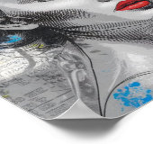 Poster Femme caucasienne (Coin)