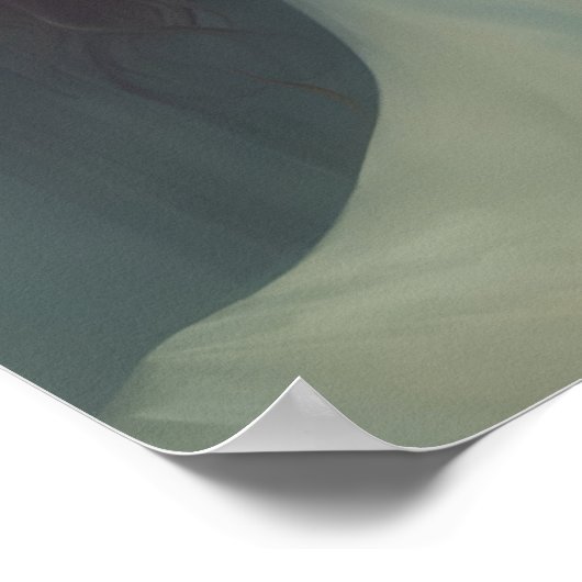 Poster Femme champignon d'automne (Coin)