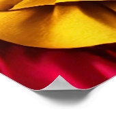 Poster Femme clown rouge cheveux vert nez rouge | Art AI (Coin)