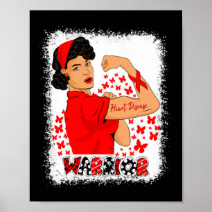 Poster Femme Congestive Cardiaque Défaillance Guerrier Ca