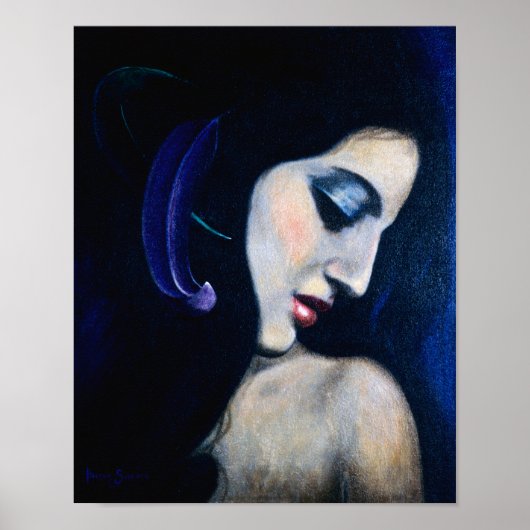 Poster Femme d'aigle brisé (Devant)