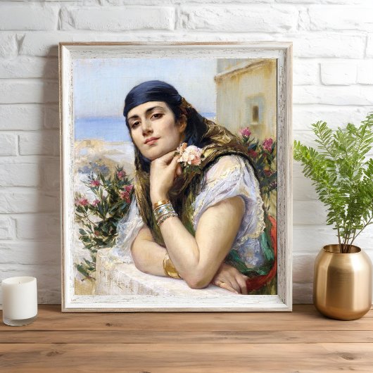 Poster Femme d'Alger, Arthur Bridgman