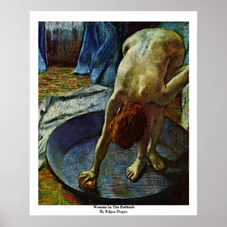Poster Femme Dans La Baignoire Par Edgar Degas