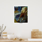 Poster Femme Dans La Baignoire Par Edgar Degas (Cuisine)