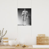 Poster Femme dans le gown du soir 2 (Cuisine)