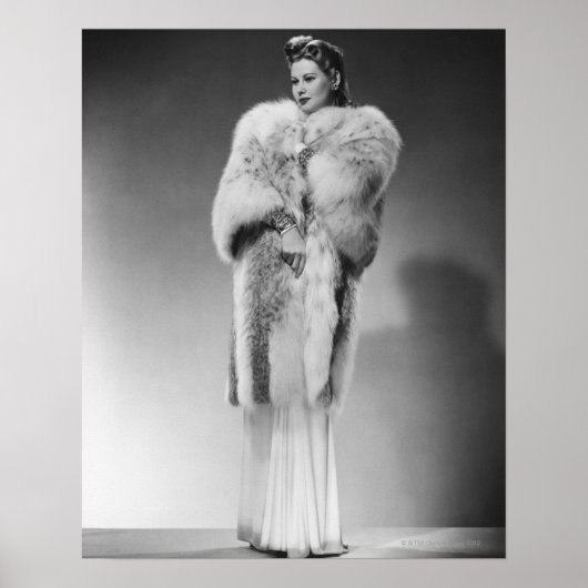 Poster Femme dans le gown du soir 2 (Devant)