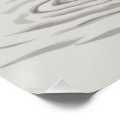 Poster "Femme dans l'eau" - Image murale minimale avec (Coin)