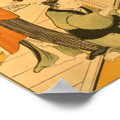 Poster Femme d'art mural japonaise vintage (Coin)