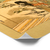 Poster Femme d'art mural japonaise vintage (Coin)