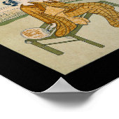 Poster Femme d'art mural japonaise vintage (Coin)